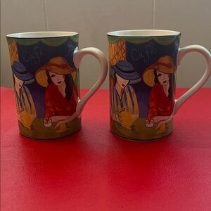 Cafe Paris by SANGO  4.25”H 3”S set of 2